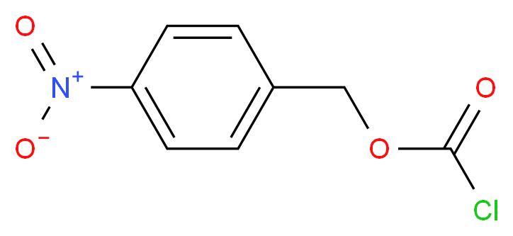 4-Nitrobenzyl carbonochloridate_分子结构_CAS_4457-32-3)