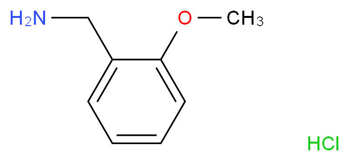 (2-Methoxyphenyl)methanamine hydrochloride_分子结构_CAS_42365-52-6)