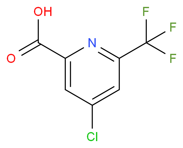 4-chloro-6-(trifluoromethyl)picolinic acid_分子结构_CAS_1060810-65-2)