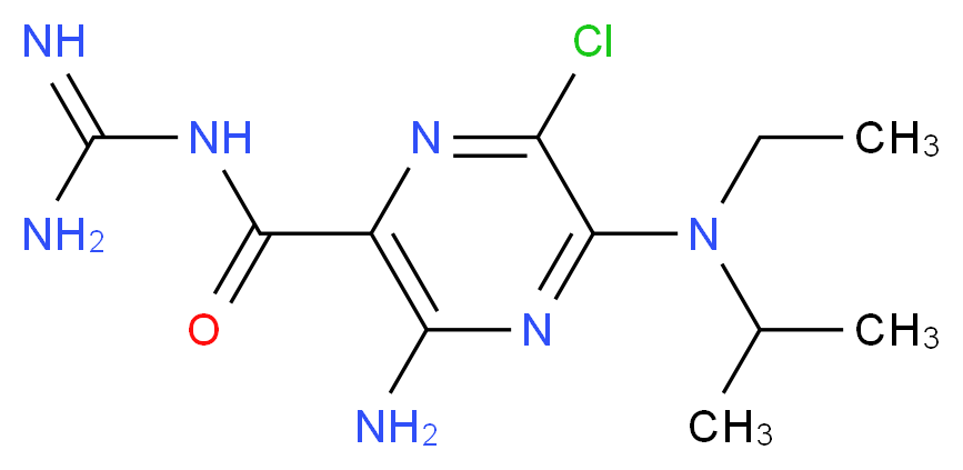 5-(N-Ethyl-N-isopropyl)amiloride_分子结构_CAS_1154-25-2)