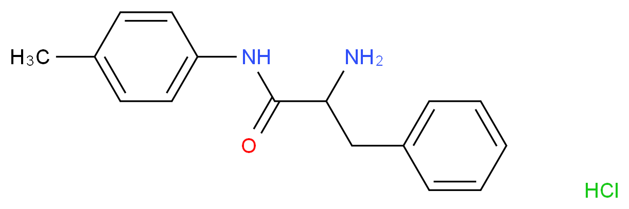 2-Amino-N-(4-methylphenyl)-3-phenylpropanamide hydrochloride_分子结构_CAS_)