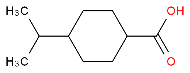 4-(propan-2-yl)cyclohexane-1-carboxylic acid_分子结构_CAS_7077-05-6