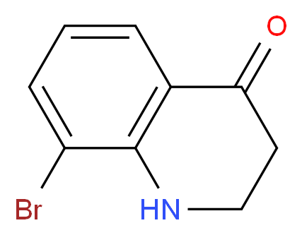 8-bromo-1,2,3,4-tetrahydroquinolin-4-one_分子结构_CAS_38470-29-0