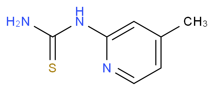 N-(4-methylpyridin-2-yl)thiourea_分子结构_CAS_21242-21-7)