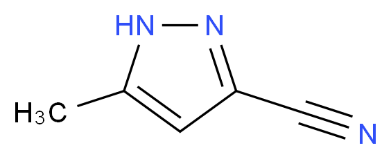 5-methyl-1H-pyrazole-3-carbonitrile_分子结构_CAS_38693-82-2