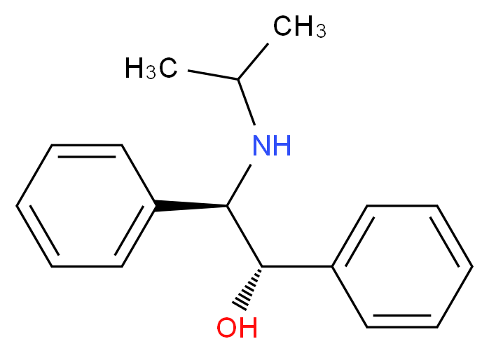 (1S,2R)-1,2-diphenyl-2-[(propan-2-yl)amino]ethan-1-ol_分子结构_CAS_101581-90-2