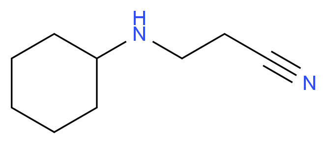 N-(2-CYANOETHYL)CYCLOHEXYLAMINE_分子结构_CAS_702-03-4)