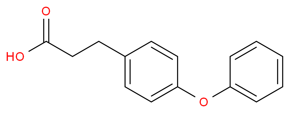 3-(4-phenoxyphenyl)propanoic acid_分子结构_CAS_20062-91-3