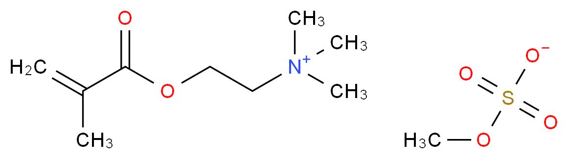 [2-(甲基丙烯酸)乙基]三甲胺甲基硫酸盐 溶液_分子结构_CAS_6891-44-7)