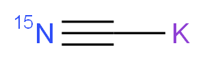 potassium(<sup>1</sup><sup>5</sup>N)carbonitrile_分子结构_CAS_5297-01-8