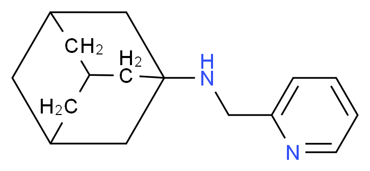 1-adamantyl(pyridin-2-ylmethyl)amine_分子结构_CAS_355382-19-3)