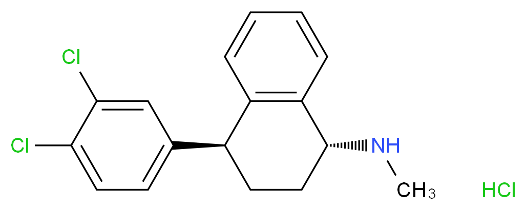 Sertraline Hydrochloride_分子结构_CAS_79559-97-0)