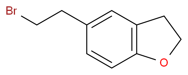 5-(2-Bromoethyl)-2,3-dihydrobenzo[b]furan_分子结构_CAS_127264-14-6)