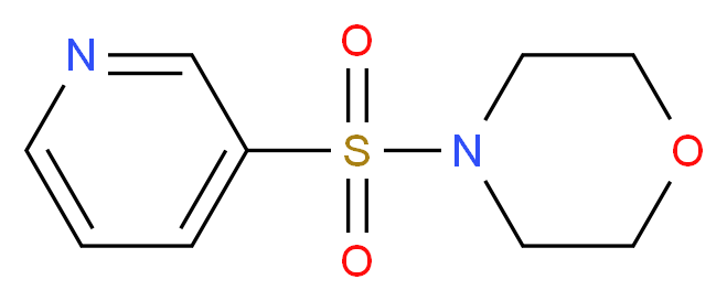 4-(Pyridin-3-ylsulphonyl)morpholine 98%_分子结构_CAS_26103-48-0)