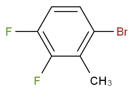6-溴-2,3-二氟甲苯_分子结构_CAS_847502-81-2)