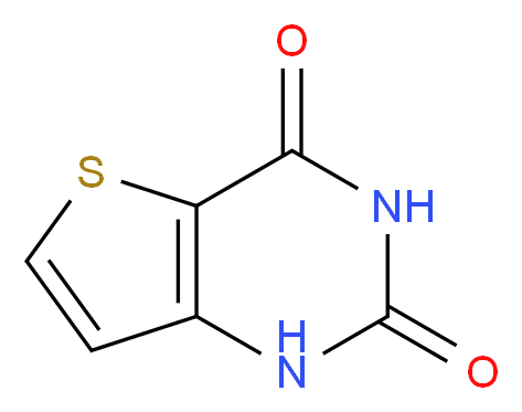 1H-Thieno[3,2-d]pyrimidine-2,4-dione_分子结构_CAS_16233-51-5)