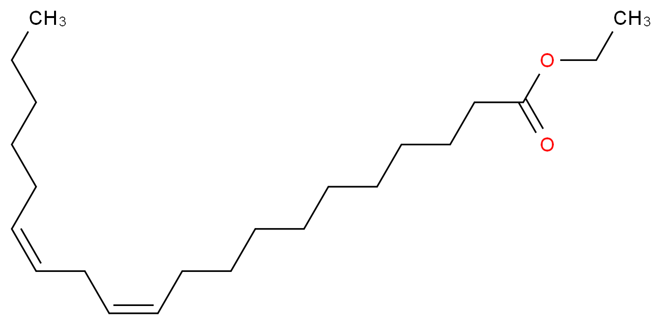 ethyl (11Z,14Z)-icosa-11,14-dienoate_分子结构_CAS_103213-62-3