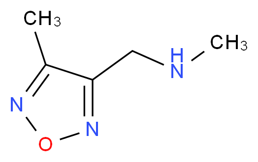 N-methyl-1-(4-methyl-1,2,5-oxadiazol-3-yl)methanamine_分子结构_CAS_588730-16-9)