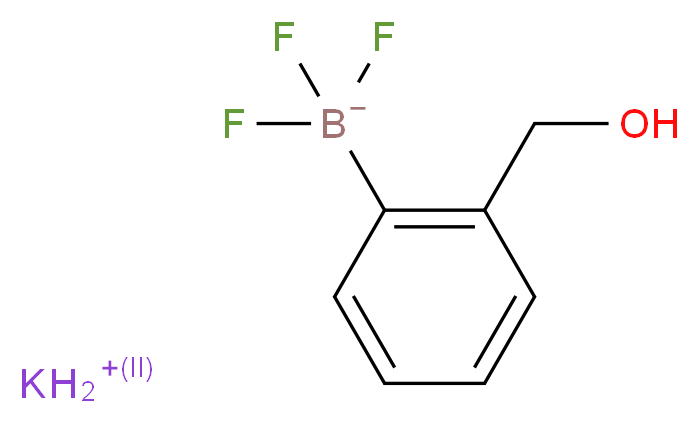 Potassium (2-hydroxymethylphenyl)trifluoroborate 96%_分子结构_CAS_850623-74-4)