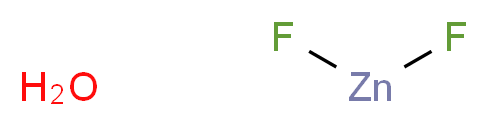 difluorozinc hydrate_分子结构_CAS_73640-07-0