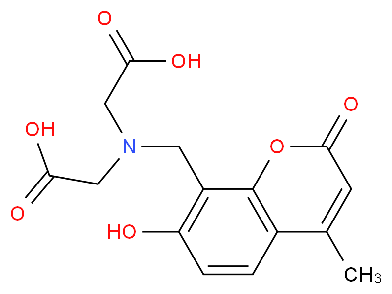 2-[(carboxymethyl)[(7-hydroxy-4-methyl-2-oxo-2H-chromen-8-yl)methyl]amino]acetic acid_分子结构_CAS_54375-47-2