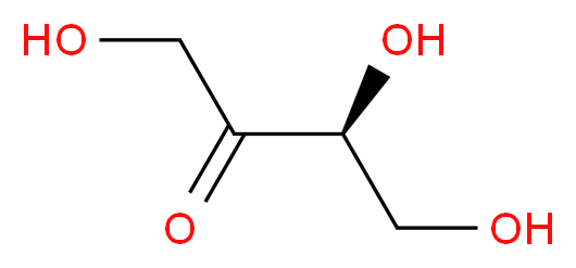 (3S)-1,3,4-trihydroxybutan-2-one_分子结构_CAS_533-50-6