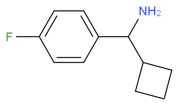 cyclobutyl(4-fluorophenyl)methanamine_分子结构_CAS_)