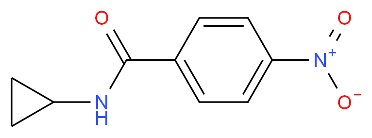 N-cyclopropyl-4-nitrobenzamide_分子结构_CAS_88229-21-4