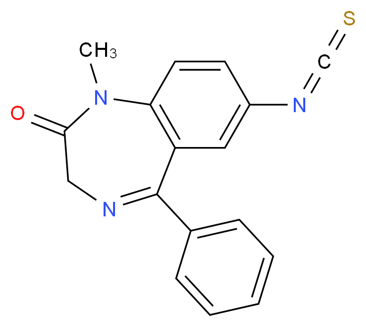 7-Isothiocyanato Nimetazepam_分子结构_CAS_847201-78-9)