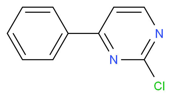 2-chloro-4-phenylpyrimidine_分子结构_CAS_13036-50-5)