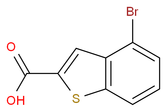 4-bromo-1-benzothiophene-2-carboxylic acid_分子结构_CAS_5194-37-6