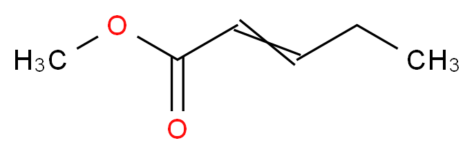 Methyl trans-pent-2-enoate 97%_分子结构_CAS_15790-88-2)