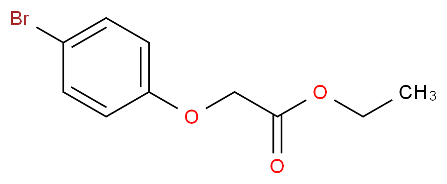 (4-BROMOPHENOXY)ACETIC ACID ETHYL ESTER_分子结构_CAS_6964-29-0)