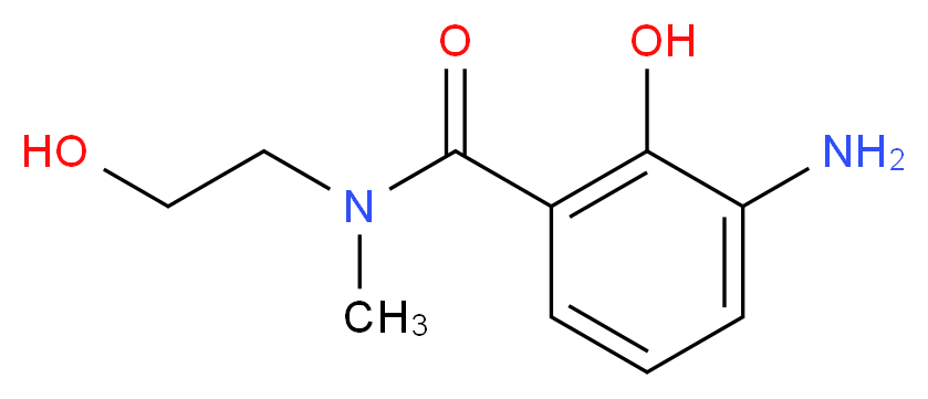 3-AMino-2-hydroxy-N-(2-hydroxyethyl)-N-MethylbenzaMide_分子结构_CAS_473731-22-5)