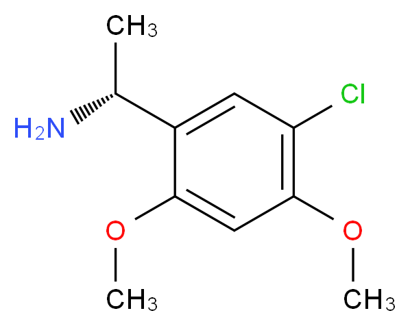 (1R)-1-(5-chloro-2,4-dimethoxyphenyl)ethan-1-amine_分子结构_CAS_)
