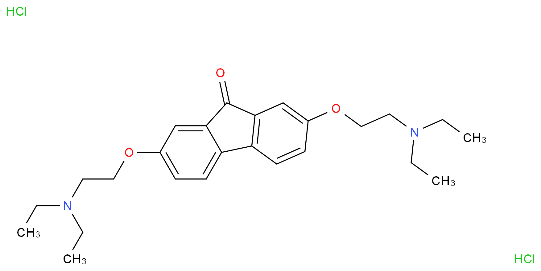 替洛隆 二盐酸盐_分子结构_CAS_27591-69-1)