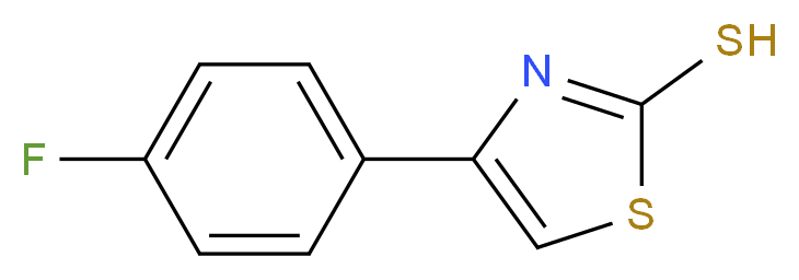 4-(4-Fluorophenyl)-1,3-thiazole-2-thiol_分子结构_CAS_42365-73-1)