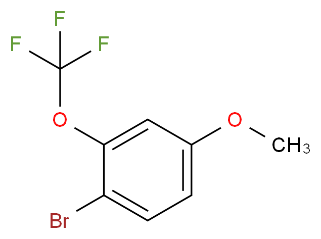 1-bromo-4-methoxy-2-(trifluoromethoxy)benzene_分子结构_CAS_1049730-84-8