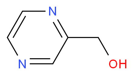2-Pyrazinemethanol_分子结构_CAS_6705-33-5)