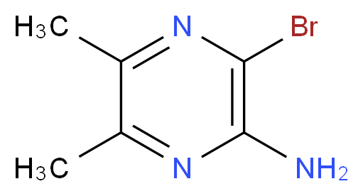 3-BROMO-5,6-DIMETHYLPYRAZIN-2-AMINE_分子结构_CAS_6294-69-5)