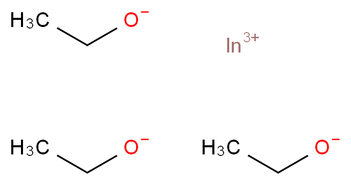 乙氧基铟(III)_分子结构_CAS_62763-48-8)