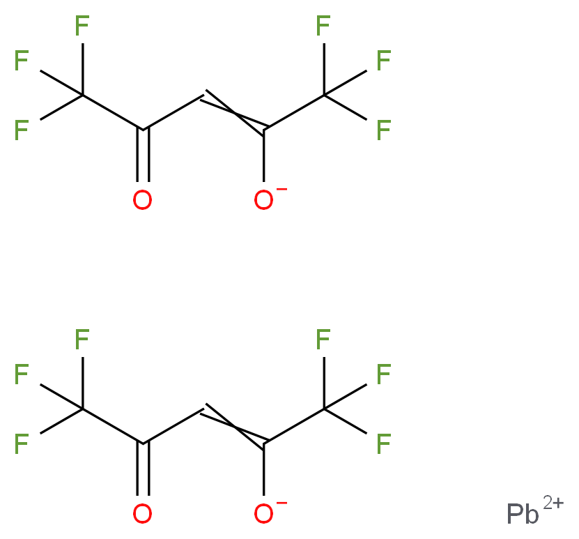 Lead(II) hexafluoroacetylacetonate 98%_分子结构_CAS_19648-88-5)