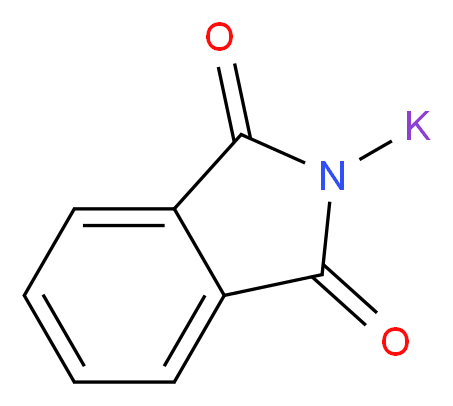 2-potassio-2,3-dihydro-1H-isoindole-1,3-dione_分子结构_CAS_1074-82-4