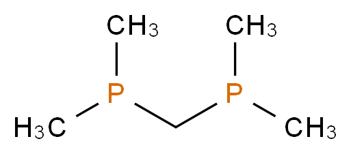 [(dimethylphosphanyl)methyl]dimethylphosphane_分子结构_CAS_64065-08-3