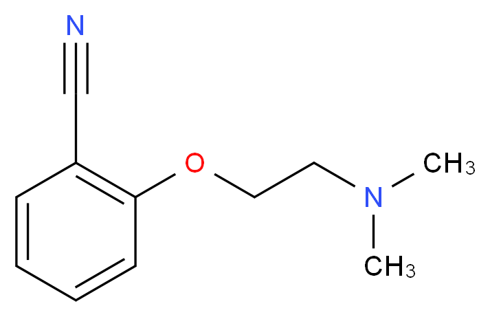 2-[2-(dimethylamino)ethoxy]benzonitrile_分子结构_CAS_206261-63-4