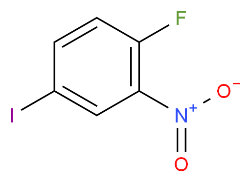 Benzene, 1-fluoro-4-iodo-2-nitro-_分子结构_CAS_364-75-0)