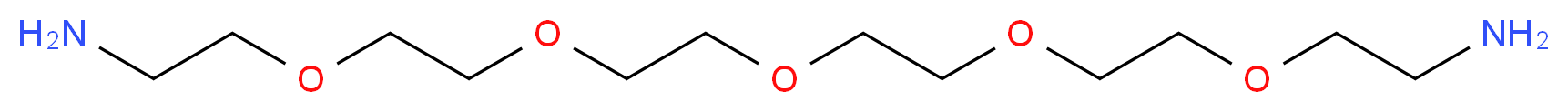 3,6,9,12,15-Pentaoxaheptadecane-1,17-diyl Bis-amine_分子结构_CAS_72236-26-1)