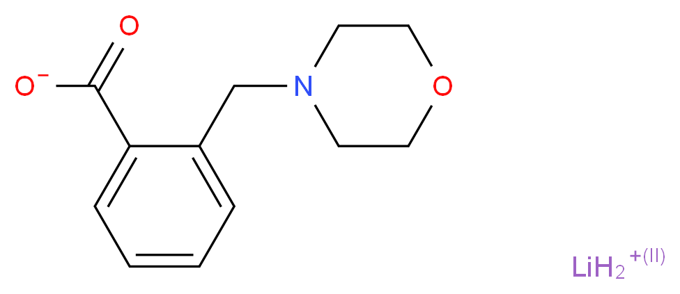 Lithium 2-(morpholin-4-ylmethyl)benzoate, tech_分子结构_CAS_904696-60-2)