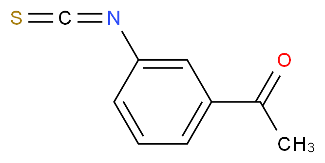 3-Acetylphenylisothiocyanate_分子结构_CAS_3125-71-1)