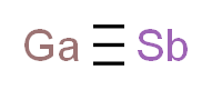 GALLIUM ANTIMONIDE, POLYCRYST_分子结构_CAS_12064-03-8)